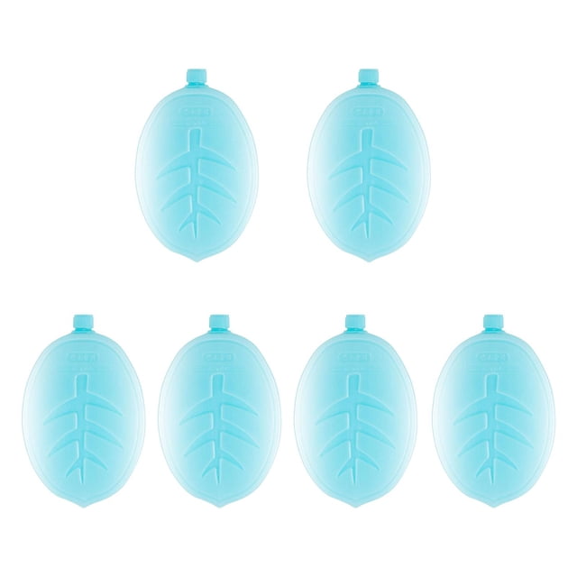 6 bloques de hielo para enfriar bolsas térmicas que permanecen en su lugar por más tiempo. 18cmx11.5cmx3cm