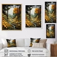 thumbnail image 4 of Designart "Yellow Green Plants captivate Forest I" Floral Canvas Print, 4 of 5