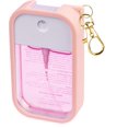 thumbnail image 1 of TEMOGU-Silicone Case with Bottles Hand Sanitizer Spray Kit,Protective Case with Keychain Compatible with Power Mist and Glow Mist 1.5 fl oz, Hand Sanitizer Spray Accessory (Pink), 1 of 4