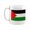 R, variant on Fareti Ceramic Coffee Mug, 350 ml Tea Mug with Handle, Flat Bottom Mug for Men, Women, Office, Microwave Safe