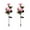 Pink, variant on 2 Pack Solar Garden Lights, Solar Outdoor Lights with More Realistic 10 Rose Waterproof Solar Powered Flowers Lights for Outside Patio Yard Pathway Decorations