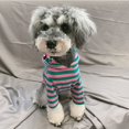 thumbnail image 3 of Suéter para perro, suéteres con campanas de alce navideño para mascotas, reno de Halloween para perros y gatos pequeños, rayas rojas rosas XS (se recomienda 1-3 gatos), 3 of 3