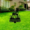 thumbnail image 4 of Handmadetneonsign Great Dane Dog Memorial Metal With Stake, Flandres Metal Name Sign Stake, Dog Metal Stake Decor 45359, 4 of 5