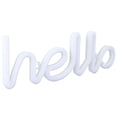 thumbnail image 4 of Hola letras luz de neón Jadeshay letrero de neón LED decoración interior lámpara de neón tecnología avanzada, 4 of 8