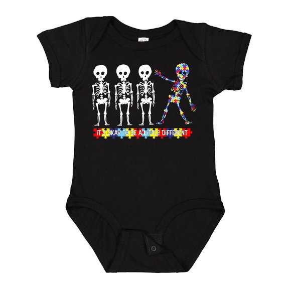 Inktastic It's Okay to be a Little Different Autism Awareness Boys or Girls Baby Bodysuit