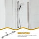 thumbnail image 2 of Barra deslizante ajustable para ducha de mano, soporte para cabezal de ducha de pared con bandeja para jabón., 2 of 8