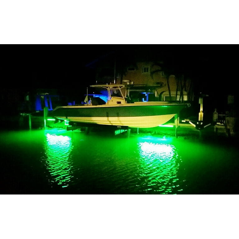 16 ft UV Green LED Strip Black Light Night Fishing Boat 12v DC PCB