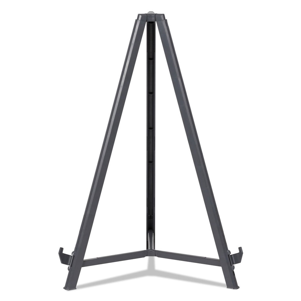 MasterVision FLX11404 Quantum Heavy Duty 35.62 in. - 61.22 in. Plastic Display Easel - Black