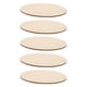 thumbnail image 2 of 5 piezas de tableros de madera redondos sin terminar, círculos de madera, discos de madera redondos para bricolaje, 2 of 8