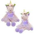 thumbnail image 5 of URMAGIC Unicorn Plush Doll, 17" Ballerina Stuffed Animal for Girls, Purple, 5 of 7