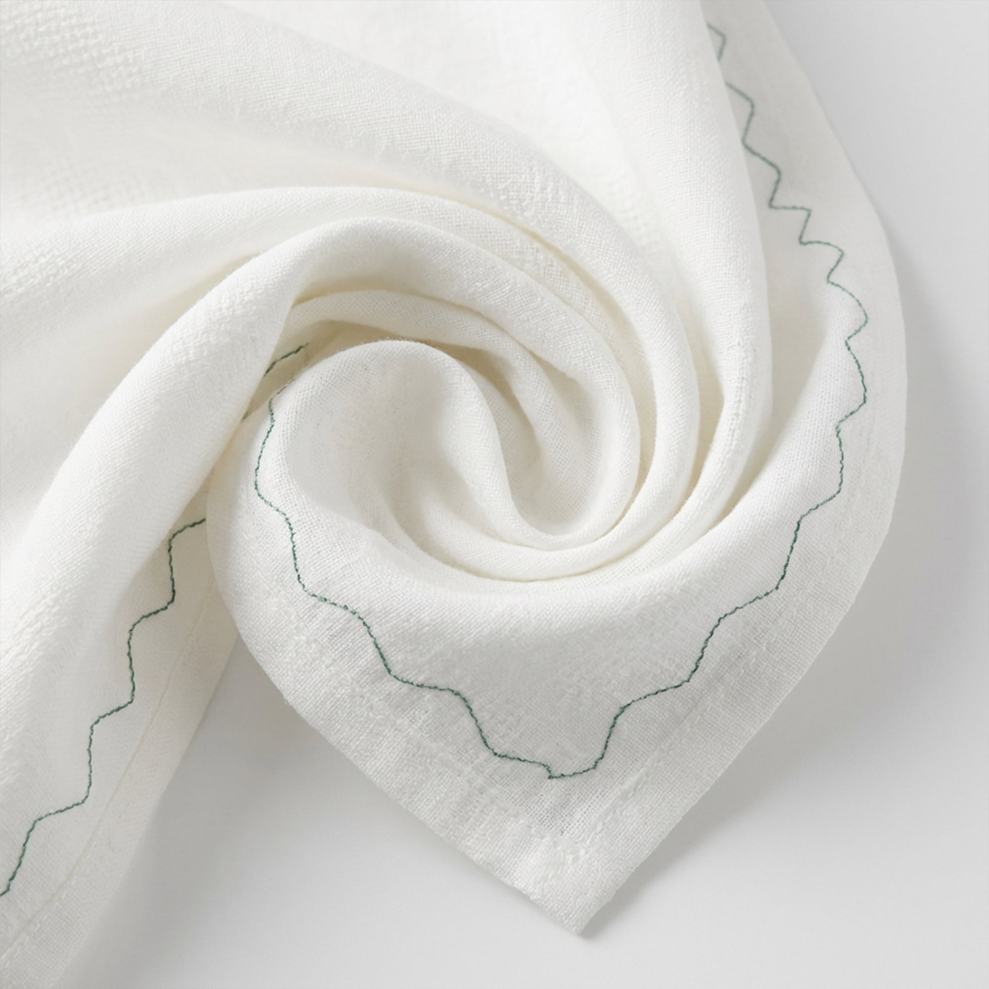 Unique Bargains 6Pcs Cotton Reusable Events Cloth Napkins White 17x17inch