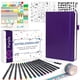 thumbnail image 1 of Kit de Diario Punteado, Cuaderno de Agenda, Duro para Principiantes, Mujeres, A5, 224 Páginas, Morado, 1 of 3