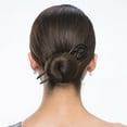 thumbnail image 2 of Palillos para el pelo vintage con diseño de U, estilo retro, color negro, 2 of 7