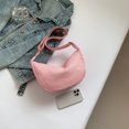 thumbnail image 3 of Bolso Bandolera Tejido Paja para Mujer Hobo Viajes Al Aire Libre () Rosa, 3 of 5