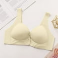 thumbnail image 5 of UngA Woman Bra Front Snap Closure Padded Bra for Older Senior Women, Comfortable and Convenient, No Underwire Beige,XL, 5 of 6