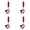Red, variant on 4pcs Whistles 120dB Safety Signaling Whistles with Adjustable Neck Strap Waterproof for Kayaking Fishing