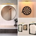 thumbnail image 3 of 2PCS 16in Battery Operated Picture Light, Wireless & Dimmable with Remote Control, Ideal for Art & Gallery, Gold Finish., 3 of 8