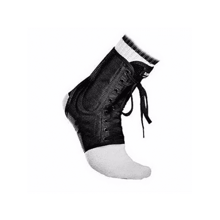 Malleoloc Ankle Brace - McDavid Classic Logo 199 CL Level 3 Ankle Brace / Lace-up W/ Stays Black Medium