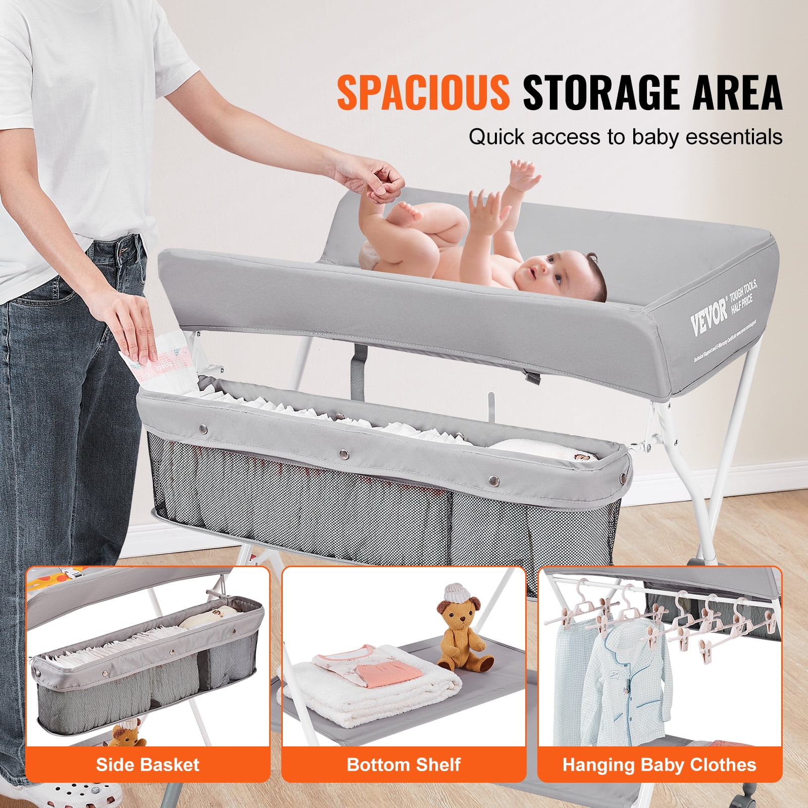 Baby diaper station hot sale