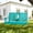 Aruba, variant on SERWALL HDPE 4-ft Outdoor Porch Swing, Patio Porch Swing with Cup Holders, 660LBS Weight Capacity for Patio, Garden, Blue