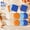 Blue & Orange, variant on 150Pcs Light Purple and Pink Plates and Napkins Set for 50, Lavender Birthday and Wedding Party Tableware Decorations