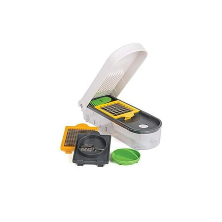 Prepworks by Progressive Veggie Chopper, Dicer & Spiralizer, Onion Chopper, Vegetable Chopper, Ribbon Cut, Noodle Cut, Three Interchangable Plates, Dishwasher Safe