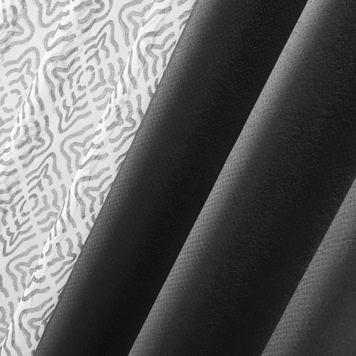 Mainstays Metallic Blackout Window Curtains Panel Set, Green Sage, 27.5" W x 84" L, Metallic Blackout Curtain Set