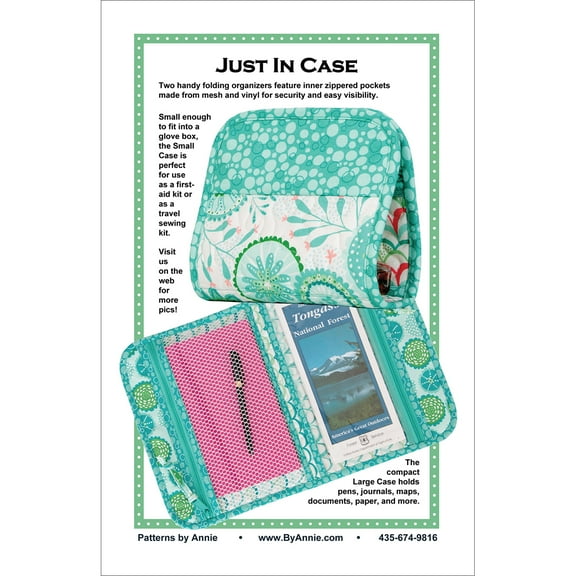 Just in Case Folding Organizer Sewing Pattern By Annie
