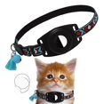 thumbnail image 1 of Cat Collar With Bell Compatible With Air Tag, Adjustable Breakaway Kitten Collars With Safety Buckle, 1 of 4