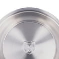 thumbnail image 3 of Durable 22cm/8.7in 304 Food Grade Stainless Steel Plate, Rounded, Deepened Dish for Safe Eco-Friendly Eating - Perfect for Home Outdoor Use, 3 of 5