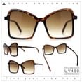 thumbnail image 2 of Womens Diva Oversized Butterfly Thin Plastic Fashion Retro Sunglasses Tortoise - Brown, 2 of 8