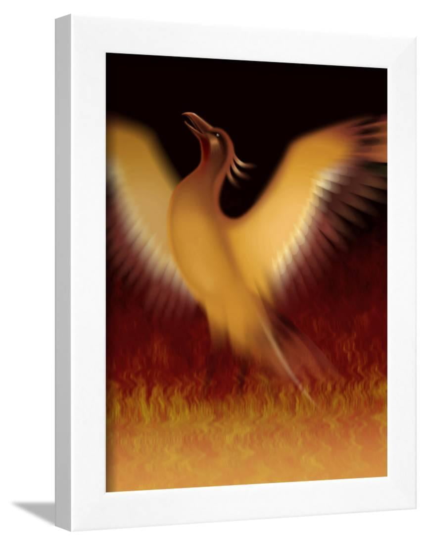 The Mythical Phoenix Rising From Ashes Framed Print Wall Art Walmart Com Walmart Com The Mythical Phoenix Rising From Ashes Framed Print Wall Art Walmart Com Walmart Com