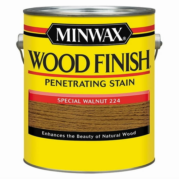 2-Pack of 1 gal Minwax 71006 Special Walnut Wood Finish Oil-Based Wood Stain