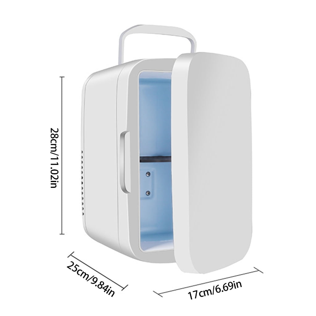 Miiottaa Lightweight Personal Fridge for Dorms and Small Spaces Bedroom or Office Storage