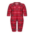 thumbnail image 1 of Ensemble de Pyjamas de Noël Assortis pour la Famille Imprimé à Carreaux Rouges Vêtements de Nuit pour Hommes Femmes Enfants Bébé Chien, 1 of 7