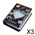 thumbnail image 1 of 3x Portatarjetas de 3 Pulgadas, Libro, Carpeta para Sesión Fotográfica, Libro, Mini álbum, Portátil, Corazones de Amor, Carpeta para Sesión Fotográfic 3 piezas, 1 of 10