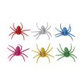 thumbnail image 6 of 12 Pcs Glitter Spider Halloween Decorations 2.75 Inch Multi-Color Prank Props for Party Supplies Haunted House Trick or Treat Spooky Decor, Decorations & Favors, 6 of 7