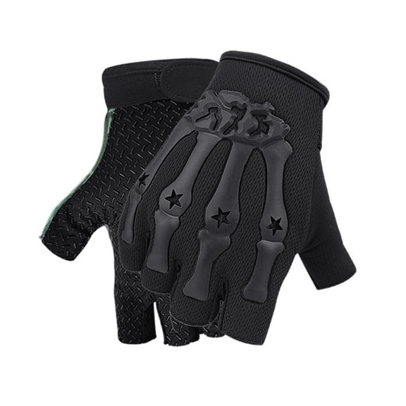 Bike Gloves Padded Half Finger Bicycles Glove Shock-Absorbing Anti-Slips Breathable BMX Road Biking Gloves for Men Women