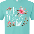 thumbnail image 4 of Inktastic Our First Mother's Day- Pink Flowers T-Shirt, 4 of 5