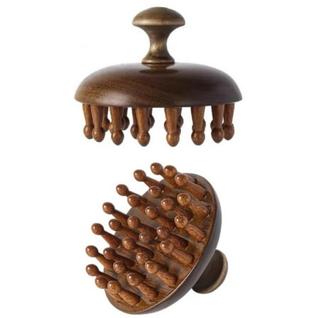 okay OKAY GOODS Wooden Scalp Massager|Bamboo Brush for Hair Growth|Wooden Hair Brush|Body Massage Tool