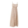 thumbnail image 1 of Vestido suelto de gran tamaño sin espalda, vestido de fiesta con tirantes. Vestido floral de algodón de viento de playa Zhivalor BST3007321-3, 1 of 5
