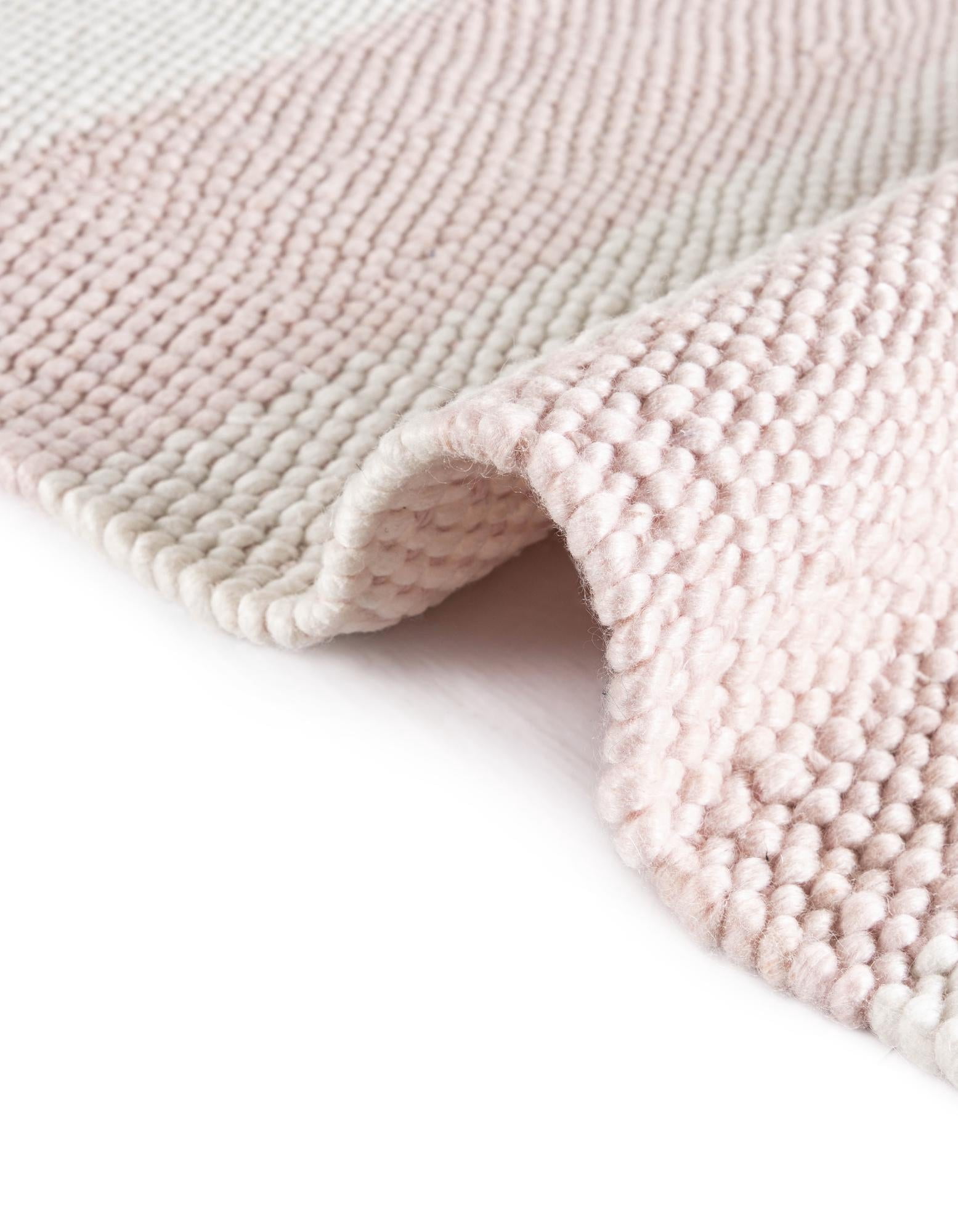 Unique Loom Eco Plaid Indoor Outdoor Washable Collection Area Rug - Balmoral (6' 1" x 9' Rectangle Pink/Ivory)