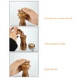 thumbnail image 5 of Bueautybox 2PCS Professional Salt and Pepper Grinder Set – Premium Wooden Salt and Pepper Shakers Spice Mill Adjustable Coarseness, 5 of 7
