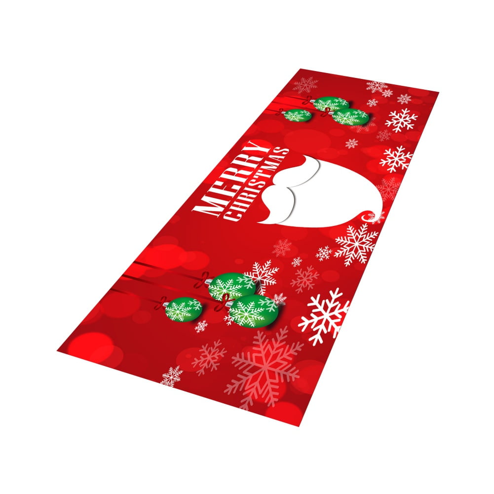Christmas Area Rugs Flannel Runner Rug Washable Non Slip Christmas