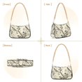 thumbnail image 7 of FORMRS Womens Shoulder Bag with Chain Strap Clutch Purse Cute Tote Handbag, Beige Birds, 7 of 7