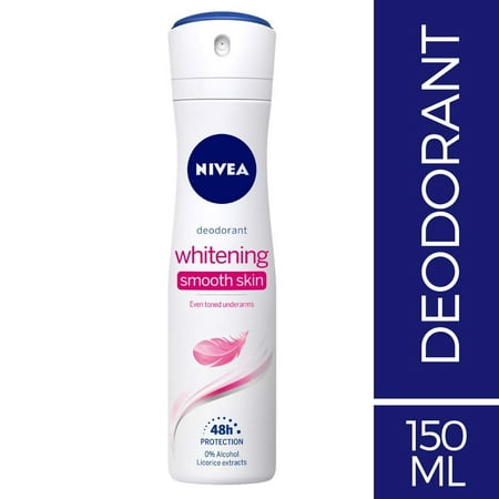 Nivea Whitening Smooth Skin Deodorant, 150ml (Best Deodorant For Whitening Dark Underarms)