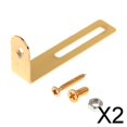 thumbnail image 1 of Paquete de 2-6 tornillos de placa para rascar soporte de montaje para golpeador de guitarra eléctrica 2 piezas, 1 of 9