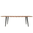 thumbnail image 4 of Contemporary Home Living Weaved Wooden Coffee Table - 48" - Honey Gold Finish, 4 of 6