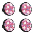 thumbnail image 1 of 4 Pcs Happy Cat Knobs for Kitchen Cabinet Cupboard Dresser Bookcase Drawer Pulls Handles Round Home Decor, 1 of 5