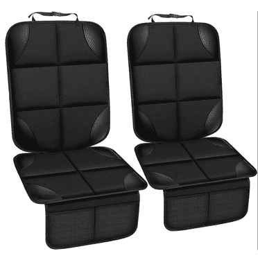 Byseng Car Seat Protector 2 Pack, Durable 600D Fabric Waterproof Car Seat Cover with Thick Pad Non-Slip Backing